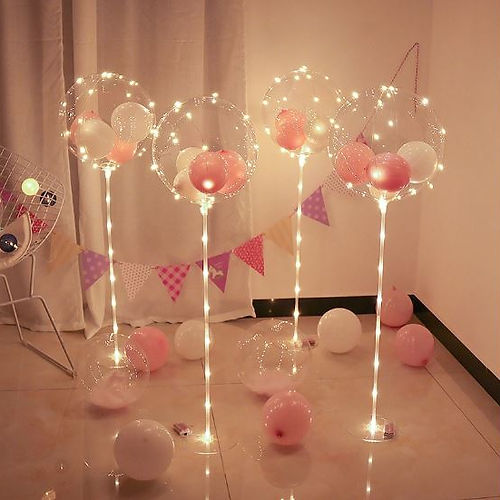 發光水晶氣球座